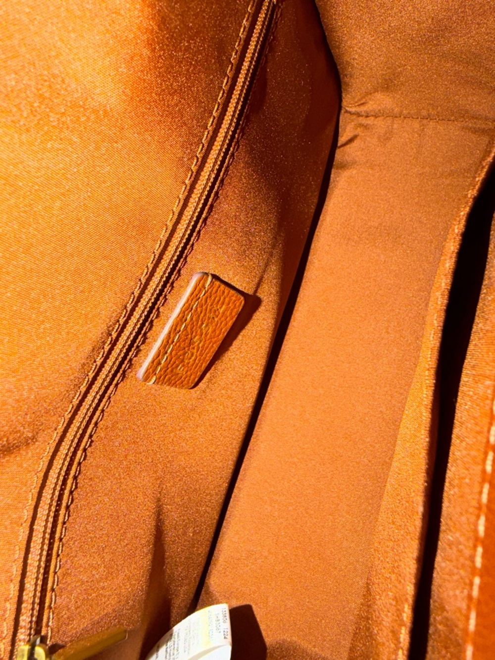 Fossil Pebbled Leather Crossbody in Cognac Brown - Picture 5 of 8
